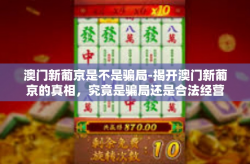 澳门新葡京是不是骗局-揭开澳门新葡京的真相，究竟是骗局还是合法经营？澳门新葡京是不是骗局