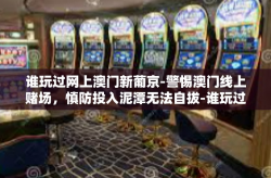 谁玩过网上澳门新葡京-警惕澳门线上赌场，慎防投入泥潭无法自拔-谁玩过网上澳门新葡京