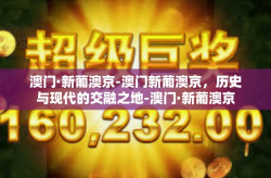 澳门·新葡澳京-澳门新葡澳京，历史与现代的交融之地-澳门·新葡澳京