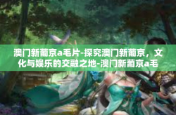 澳门新葡京a毛片-探究澳门新葡京，文化与娱乐的交融之地-澳门新葡京a毛片