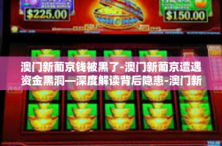 澳门新葡京钱被黑了-澳门新葡京遭遇资金黑洞—深度解读背后隐患-澳门新葡京钱被黑了