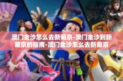 澳门金沙怎么去新葡京-澳门金沙到新葡京的指南-澳门金沙怎么去新葡京