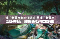 澳门新葡京到凼仔码头-从澳门新葡京到凼仔码头，城市的脉动与连接的纽带-澳门新葡京到凼仔码头