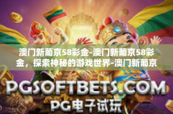 澳门新葡京58彩金-澳门新葡京58彩金，探索神秘的游戏世界-澳门新葡京58彩金