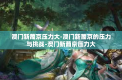 澳门新葡京压力大-澳门新葡京的压力与挑战-澳门新葡京压力大