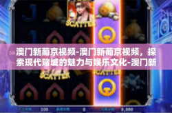 澳门新葡京视频-澳门新葡京视频，探索现代赌城的魅力与娱乐文化-澳门新葡京视频