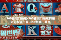 360新澳门葡京-360新澳门葡京的荣光与发展历程-360新澳门葡京