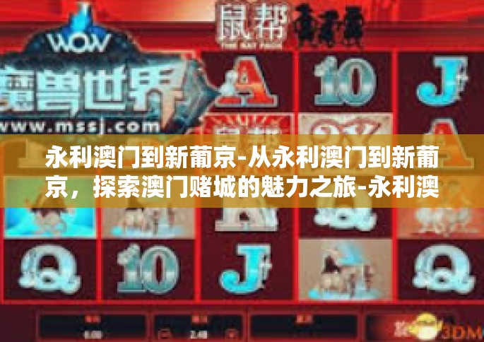 永利澳门到新葡京-从永利澳门到新葡京，探索澳门赌城的魅力之旅-永利澳门到新葡京