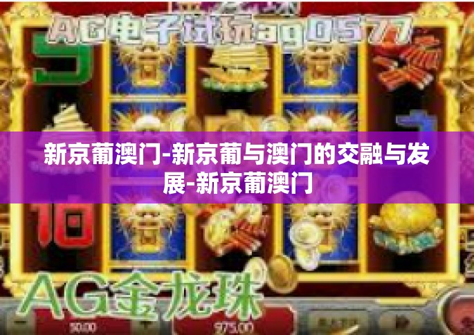 新京葡澳门-新京葡与澳门的交融与发展-新京葡澳门