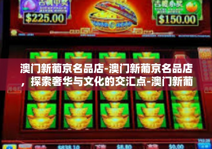 澳门新葡京名品店-澳门新葡京名品店，探索奢华与文化的交汇点-澳门新葡京名品店