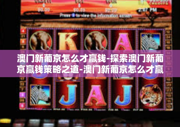 澳门新葡京怎么才赢钱-探索澳门新葡京赢钱策略之道-澳门新葡京怎么才赢钱