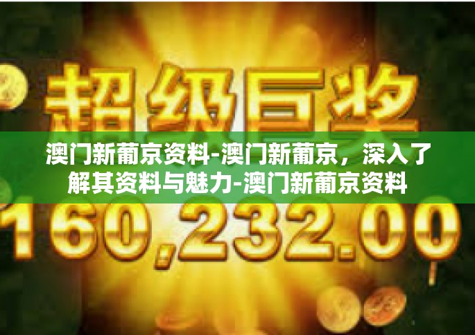 澳门新葡京资料-澳门新葡京，深入了解其资料与魅力-澳门新葡京资料