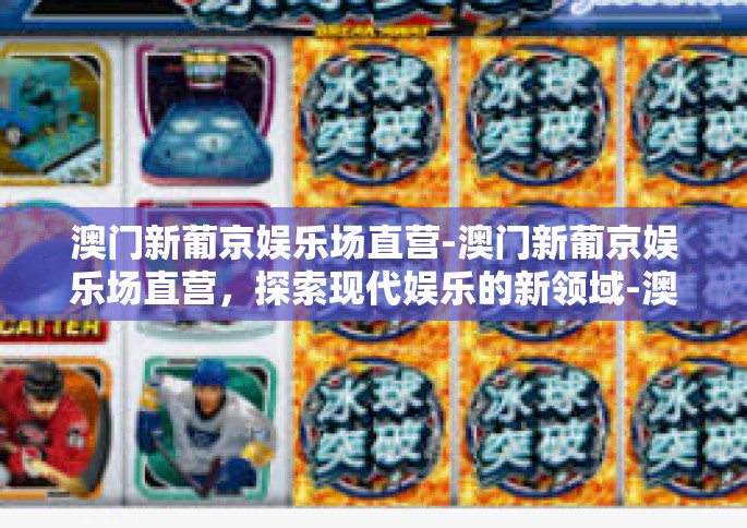 澳门新葡京娱乐场直营-澳门新葡京娱乐场直营，探索现代娱乐的新领域-澳门新葡京娱乐场直营