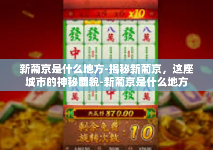 新葡京是什么地方-揭秘新葡京，这座城市的神秘面貌-新葡京是什么地方