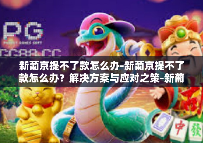 新葡京提不了款怎么办-新葡京提不了款怎么办？解决方案与应对之策-新葡京提不了款怎么办
