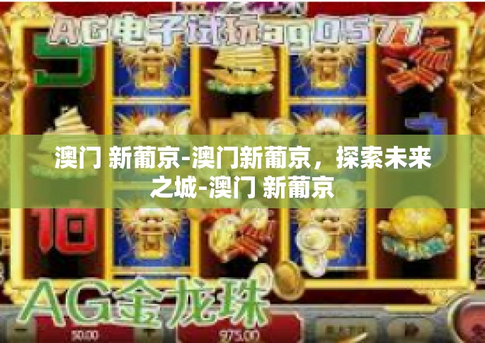 澳门 新葡京-澳门新葡京，探索未来之城-澳门 新葡京