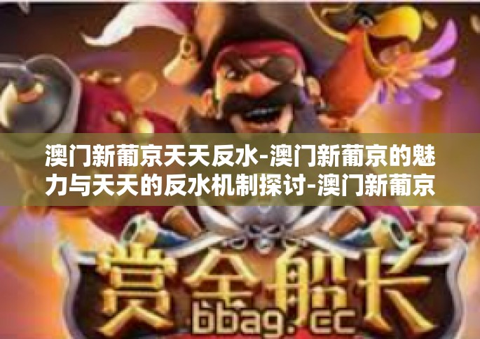 澳门新葡京天天反水-澳门新葡京的魅力与天天的反水机制探讨-澳门新葡京天天反水