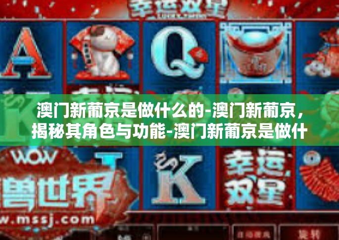澳门新葡京是做什么的-澳门新葡京，揭秘其角色与功能-澳门新葡京是做什么的