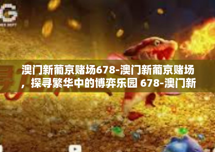 澳门新葡京赌场678-澳门新葡京赌场，探寻繁华中的博弈乐园 678-澳门新葡京赌场678